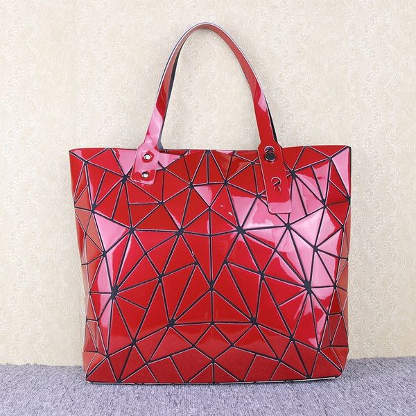 new geometric lingge pu bright face large capacity handbag women's variable folding deformation shoulder bag women handbags
new geometric lingge pu bright face large capacity handbag women's variable folding deformation shoulder bag women handbags