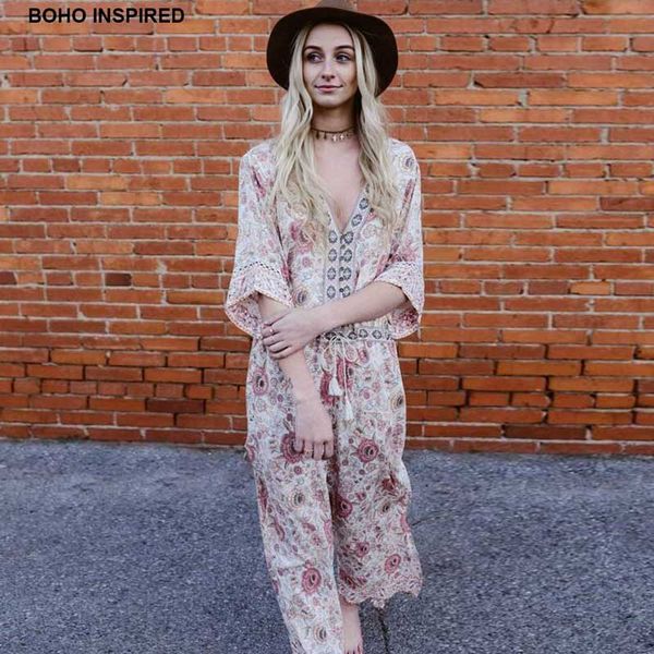 jumpsuit summer floral print rayon v neck tassel tied side slits rompers womens open back chic one piece 2019 e21, Black;white
jumpsuit summer floral print rayon v neck tassel tied side slits rompers womens open back chic one piece 2019 e21, Black;white