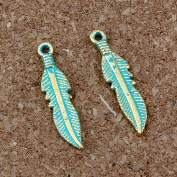 feather charms pendants 150pcs/lot verdigris patina plated alloy fashion jewelry diy fit bracelets necklace earrings 5.5x24.5mm a-378, Bronze;silver
feather charms pendants 150pcs/lot verdigris patina plated alloy fashion jewelry diy fit bracelets necklace earrings 5.5x24.5mm a-378, Bronze;silver