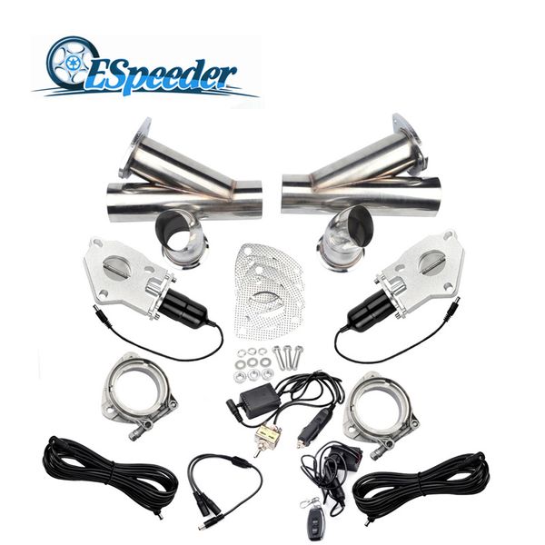 espeeder 3.0'' electric \ manual cut out valve stainless steel y pipe headers remote control catback car exhaust pipe cutout kit
espeeder 3.0'' electric \ manual cut out valve stainless steel y pipe headers remote control catback car exhaust pipe cutout kit