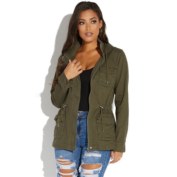womens spring camouflage printed long sleeve jacket fashion zip waist hoodie cardigan famale clothes, Black;brown
womens spring camouflage printed long sleeve jacket fashion zip waist hoodie cardigan famale clothes, Black;brown