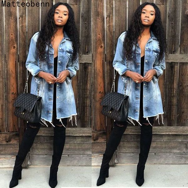 women ripped hole denim jacket 2018 boyfriend wind jean jacket loose long sleeve coats plus size 3xl bomber spring autumn, Black;brown
women ripped hole denim jacket 2018 boyfriend wind jean jacket loose long sleeve coats plus size 3xl bomber spring autumn, Black;brown