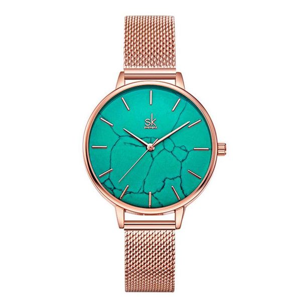shengke fashion ladies watches leather female quartz watch 001 women thin marble dial casual leather strap wristwatch pin buckle, Slivery;brown
shengke fashion ladies watches leather female quartz watch 001 women thin marble dial casual leather strap wristwatch pin buckle, Slivery;brown