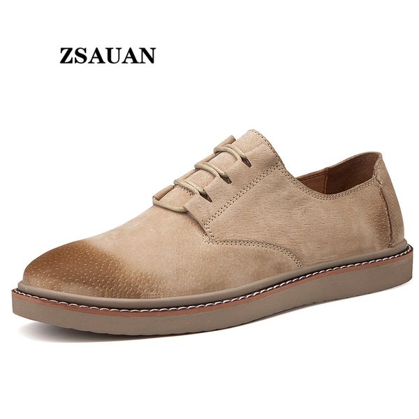 zsauan men leather shoes summer shoes rubber sole waterproof lace-up school fashion student footwear male casual, Black
zsauan men leather shoes summer shoes rubber sole waterproof lace-up school fashion student footwear male casual, Black