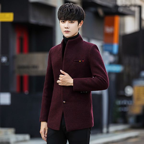 men's jackets korean wool blend coat men 2019 new winter coat short man jacket single breasted slim mens overcoat 4 color 5xl, Black
men's jackets korean wool blend coat men 2019 new winter coat short man jacket single breasted slim mens overcoat 4 color 5xl, Black