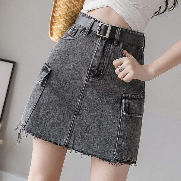лето инструмент женские джинсы юбки casual высокая талия тонкая юбка дамы корея одной кнопки a-line mini denim юбка, Black
лето инструмент женские джинсы юбки casual высокая талия тонкая юбка дамы корея одной кнопки a-line mini denim юбка, Black