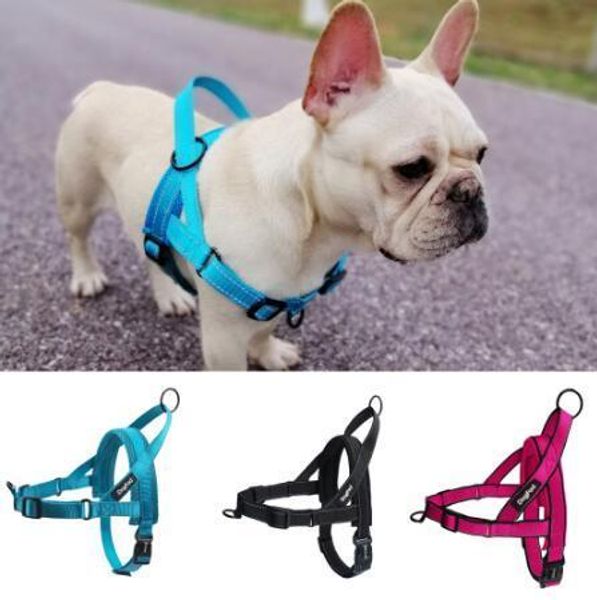 easy walking dog harness soft padded reflective adjustable pet harness no pull dog harness with handle and two leash attachments
easy walking dog harness soft padded reflective adjustable pet harness no pull dog harness with handle and two leash attachments