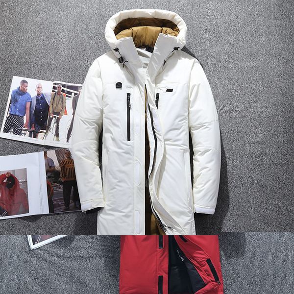 2018 men's winter jacket x-long down coats men white duck down jacket male slim fit warm parka long coat, Black
2018 men's winter jacket x-long down coats men white duck down jacket male slim fit warm parka long coat, Black