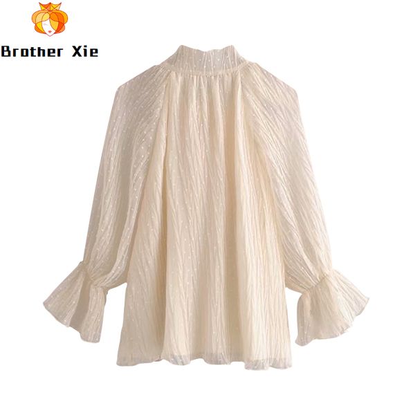 2020 stylish polka dot chiffon blouse women fashion see through long sleeve shirts elegant bow tie collar office wear, White
2020 stylish polka dot chiffon blouse women fashion see through long sleeve shirts elegant bow tie collar office wear, White