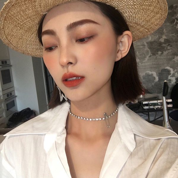 aomu charm simple muli-colors pin crystal choker necklaces for women fashion punk necklace vintage necklace jewelry gift, Silver
aomu charm simple muli-colors pin crystal choker necklaces for women fashion punk necklace vintage necklace jewelry gift, Silver