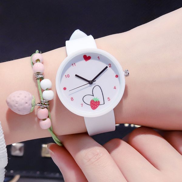 ulzzang brand girls quartz wristwatch fashion casual cute watch strawberry love heart women children watch jelly sport watches, Blue
ulzzang brand girls quartz wristwatch fashion casual cute watch strawberry love heart women children watch jelly sport watches, Blue