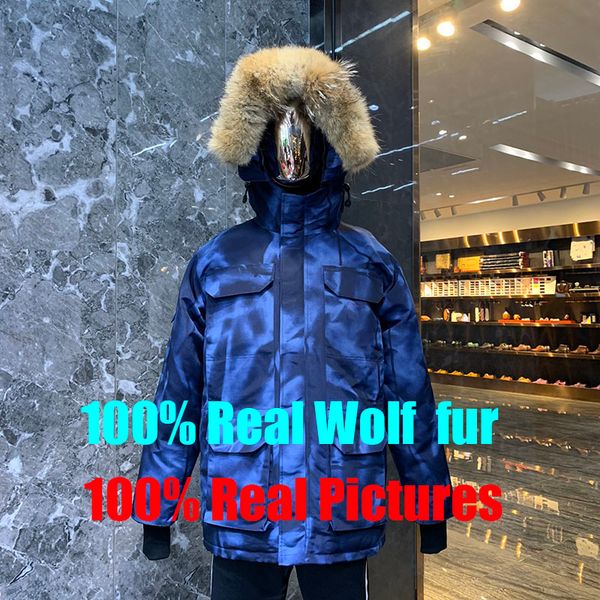 Real wolf fur men expedition parka canada u a model thick winter warm white duck down coat wind topper waterproof outwear
Real wolf fur men expedition parka canada u a model thick winter warm white duck down coat wind topper waterproof outwear