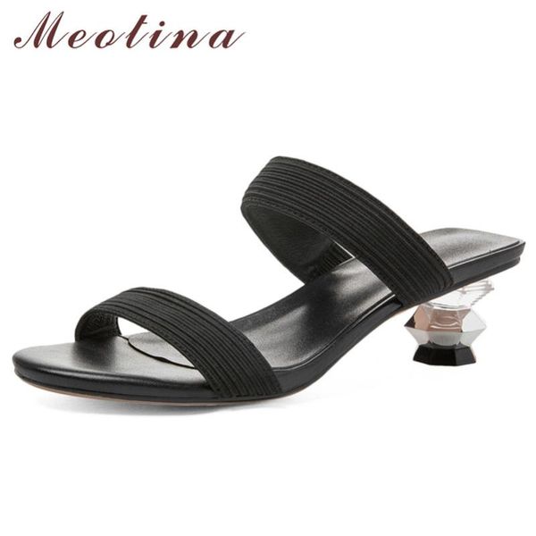 meotina shoes women crystal strange style slippers round toe lady slides mid heel women footwear summer sandals white black new
meotina shoes women crystal strange style slippers round toe lady slides mid heel women footwear summer sandals white black new