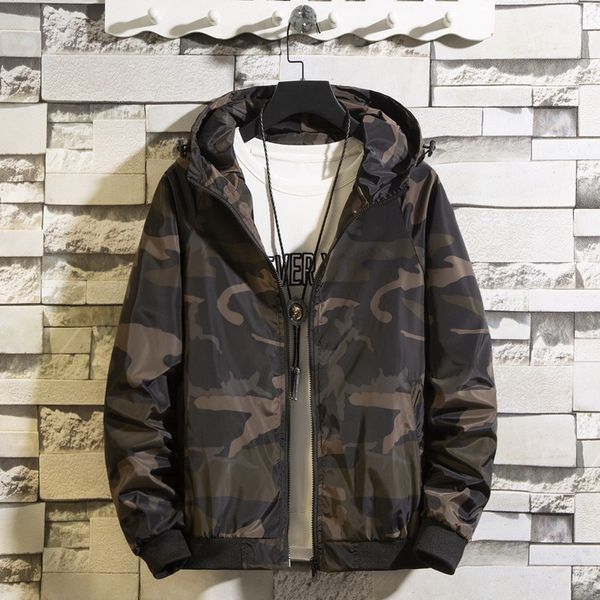 men's autumn casual fashion camouflage printing hoodie thin outdoor jacket coat clothes men's windbreaker coat male outwear 9.24, Black;brown
men's autumn casual fashion camouflage printing hoodie thin outdoor jacket coat clothes men's windbreaker coat male outwear 9.24, Black;brown