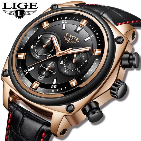 watches mens watch lige quartz sport men watch leather diving 30 meters leisure clock relogio masculino, Slivery;brown
watches mens watch lige quartz sport men watch leather diving 30 meters leisure clock relogio masculino, Slivery;brown
