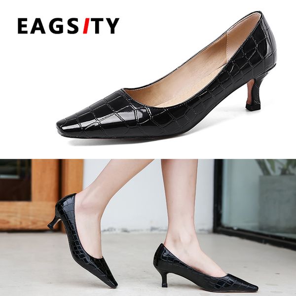 eagsity snake pattern women kitten heels shoes party wedding shoes dancing ladies low heel pointed toe pumps, Black
eagsity snake pattern women kitten heels shoes party wedding shoes dancing ladies low heel pointed toe pumps, Black