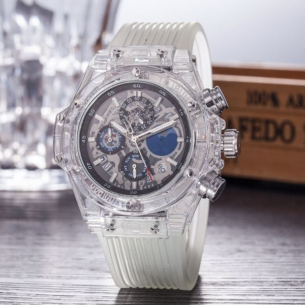 2020 fashion rubber strap hublo brand quartz watches mechanical mens designer six-pin run seconds all dial work wristwatch in, Slivery;brown
2020 fashion rubber strap hublo brand quartz watches mechanical mens designer six-pin run seconds all dial work wristwatch in, Slivery;brown