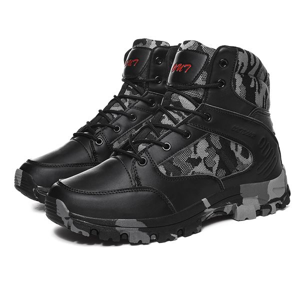 outdoor training men boots camouflage men's shoes high men casual shoes big size 46 mountain boots masculino, Black
outdoor training men boots camouflage men's shoes high men casual shoes big size 46 mountain boots masculino, Black