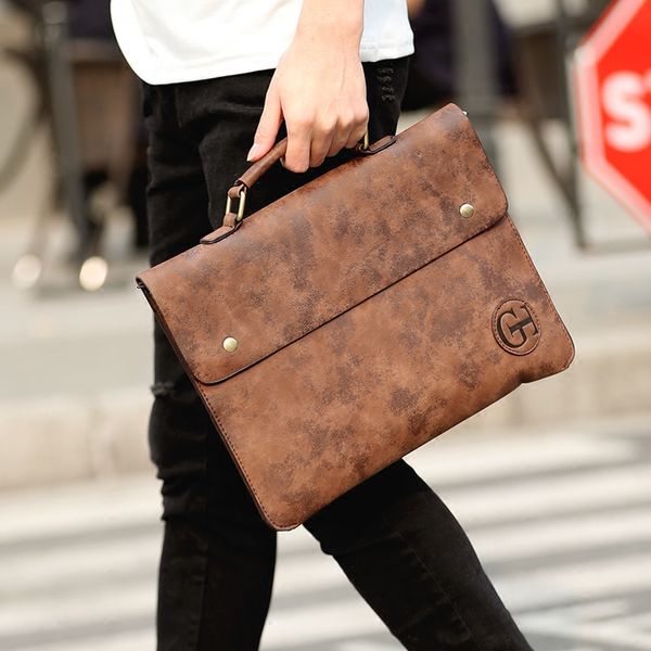 new leather men bag leisure men's bag thin light business messenger bags portable briefcase 12 inch lapa4 document handbag
new leather men bag leisure men's bag thin light business messenger bags portable briefcase 12 inch lapa4 document handbag