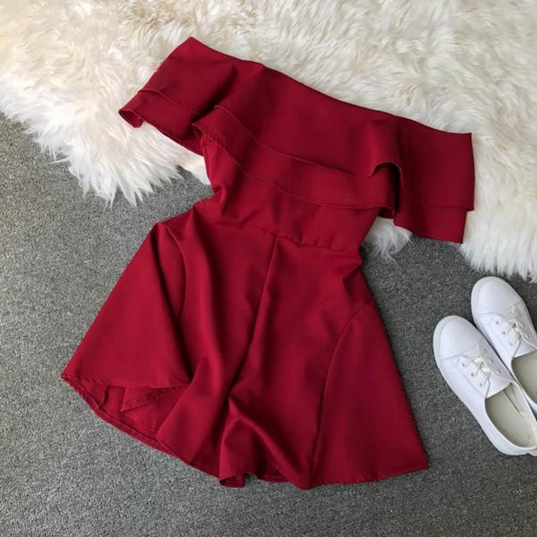 candy color elegant jumpsuit women summer 2019 latest style double ruffles slash neck rompers womens jumpsuit short playsuit, Black;white
candy color elegant jumpsuit women summer 2019 latest style double ruffles slash neck rompers womens jumpsuit short playsuit, Black;white