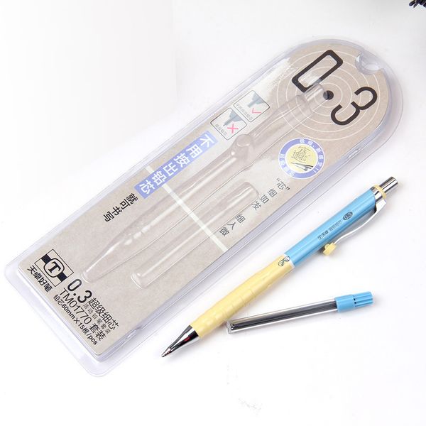 1 set 0.3mm mechanical pencils with 1 box refills kawaii automatic pencil set for kids gift school office supplies stationery, Blue;orange
1 set 0.3mm mechanical pencils with 1 box refills kawaii automatic pencil set for kids gift school office supplies stationery, Blue;orange