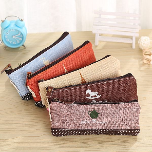 cute small fresh cotton linen splicing pen bag stationery bag creative pen time school student stationery supplies
cute small fresh cotton linen splicing pen bag stationery bag creative pen time school student stationery supplies