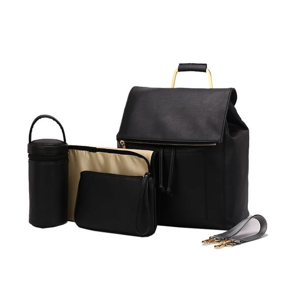 diaper bags luxury large pu leather baby bag backpack organizer for mummy maternity mom stroller nappy