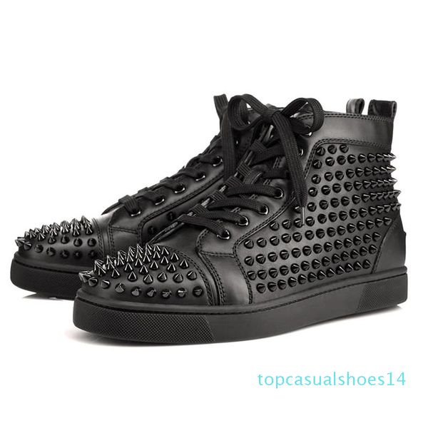 ace designer fashion red bottoms studded spikes flat sneakers for men women glitter party lovers genuine leather casual rivet 14t, Black
ace designer fashion red bottoms studded spikes flat sneakers for men women glitter party lovers genuine leather casual rivet 14t, Black