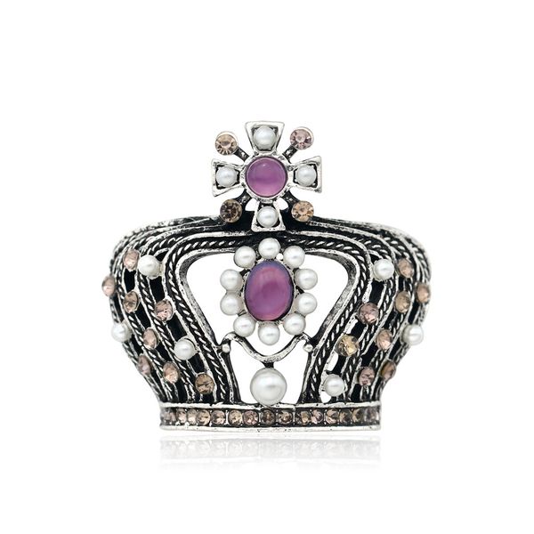 rhinestone fashion retro crown brooch upscale brooch joker clothing accessories wholesale, Gray
rhinestone fashion retro crown brooch upscale brooch joker clothing accessories wholesale, Gray