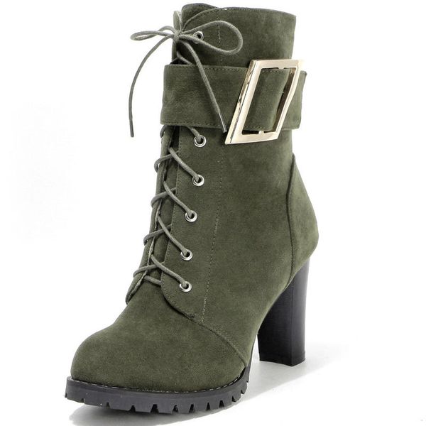 womens winter frosted short boots belt buckle 8.5cm high heel large ladies girls boots thick heel 666-1 size 32-43, Black
womens winter frosted short boots belt buckle 8.5cm high heel large ladies girls boots thick heel 666-1 size 32-43, Black