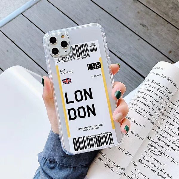 air ticket phone case for iphone 11 pro max xr country london paris tokyo new york houston chicago creative transparent soft tpu cover
air ticket phone case for iphone 11 pro max xr country london paris tokyo new york houston chicago creative transparent soft tpu cover