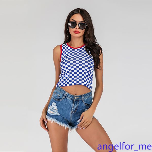 new style matching color plaid knit vest for women summer short crop crop slim stretch sleeveless 6046, White
new style matching color plaid knit vest for women summer short crop crop slim stretch sleeveless 6046, White
