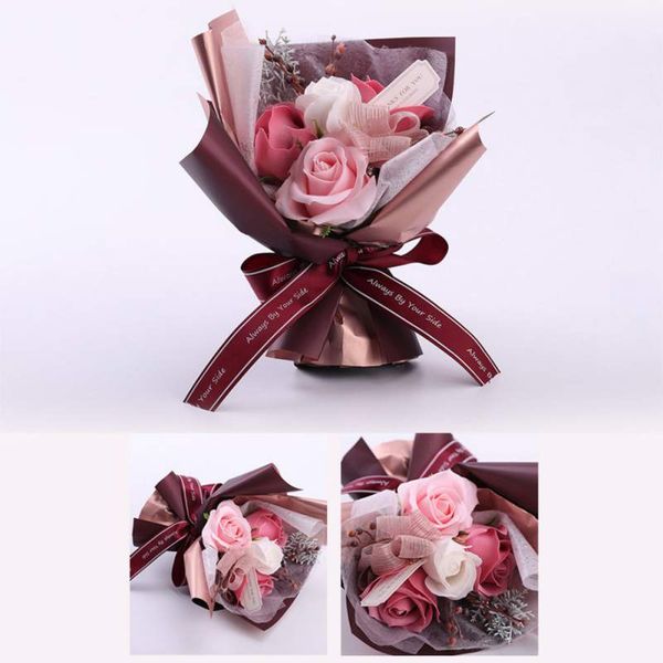 rose soap flower artificial floral decoration dry flower bouquet gift box for valentine's day
rose soap flower artificial floral decoration dry flower bouquet gift box for valentine's day