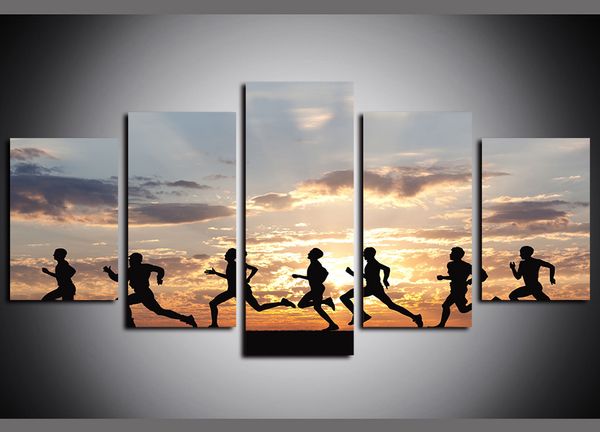 5 panels canvas prints wall art paintings people are running sunset landscape artworks on canvas oil paintngs giclee wall decor
5 panels canvas prints wall art paintings people are running sunset landscape artworks on canvas oil paintngs giclee wall decor