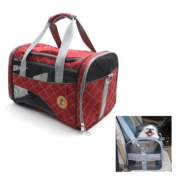 pet carrier travel bag airline approved train car pet travel carrier breathable for dogs cats
pet carrier travel bag airline approved train car pet travel carrier breathable for dogs cats