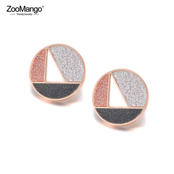 zoomango fashion titanium stainless steel geometric stud earrings rose gold bohemia matte surface earrings for women ze19162, Golden;silver
zoomango fashion titanium stainless steel geometric stud earrings rose gold bohemia matte surface earrings for women ze19162, Golden;silver