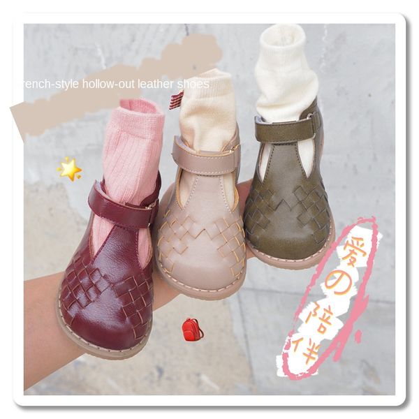 retro breathable toddler girl pu leather shoes spring and autumn new hollow children' shoes woven princess kids, Black;grey
retro breathable toddler girl pu leather shoes spring and autumn new hollow children' shoes woven princess kids, Black;grey