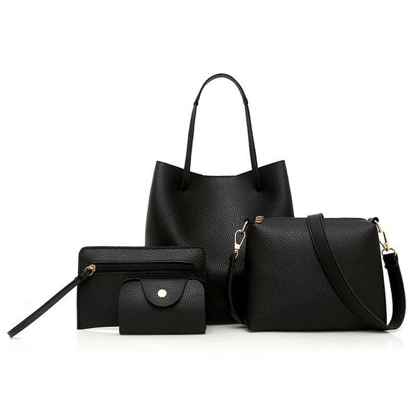 4pcs/set women composite handbag quality leather female shoulder bags ladies' messenger crossbody bag bolso mujer
4pcs/set women composite handbag quality leather female shoulder bags ladies' messenger crossbody bag bolso mujer
