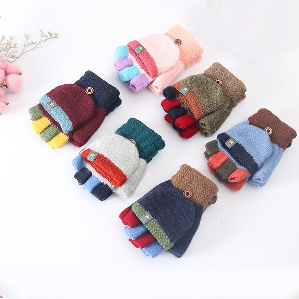 5-12 year old children' winter acrylic thick knit warm half finger flip mittens cartoon dog touch screen writing gloves c94, Blue;gray
5-12 year old children' winter acrylic thick knit warm half finger flip mittens cartoon dog touch screen writing gloves c94, Blue;gray