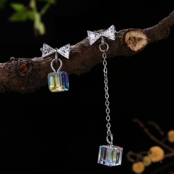 crystal earrings bow long ladies fashion earrings crystal from swarovskis s925 sterling silver asymmetric, Golden;silver
crystal earrings bow long ladies fashion earrings crystal from swarovskis s925 sterling silver asymmetric, Golden;silver