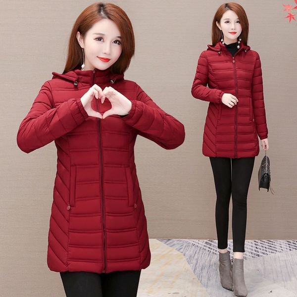 cotton-padded clothes women's mid-length winter 2018 new style hooded down jacket cotton-padded clothes large size thick warm co, Blue;black
cotton-padded clothes women's mid-length winter 2018 new style hooded down jacket cotton-padded clothes large size thick warm co, Blue;black