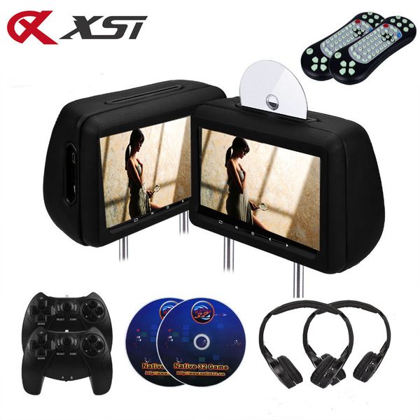 xst 2pcs 10.1 inch car headrest monitor dvd player car rear seat media dvd player with fm/ir/usb/sd(mp5)/wireless game/hdmi port
xst 2pcs 10.1 inch car headrest monitor dvd player car rear seat media dvd player with fm/ir/usb/sd(mp5)/wireless game/hdmi port