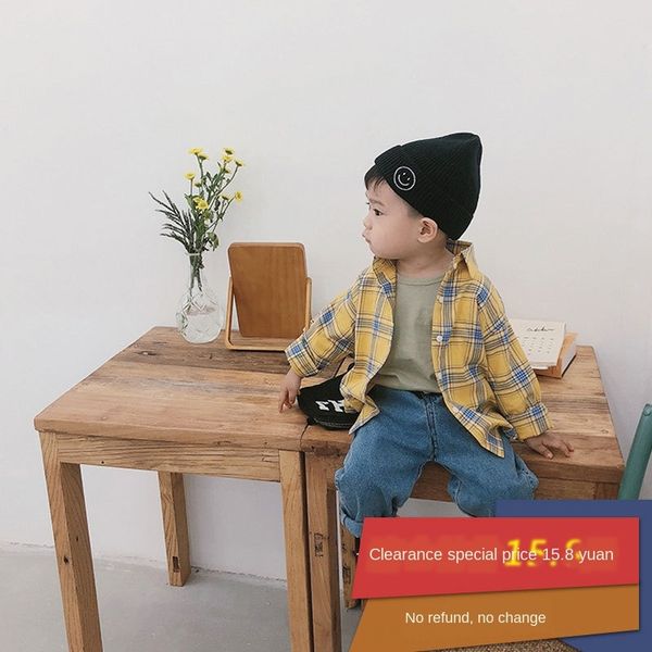 style not return long sleeve plaid shirt baby lapel shirt children's foreign style fashion, White;black
style not return long sleeve plaid shirt baby lapel shirt children's foreign style fashion, White;black