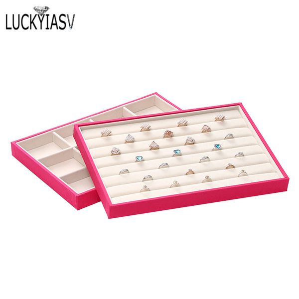 ring bracelet pendant necklace tray display red linen jewelry storage tray box picking for jewelry organizer ing, Pink;blue
ring bracelet pendant necklace tray display red linen jewelry storage tray box picking for jewelry organizer ing, Pink;blue