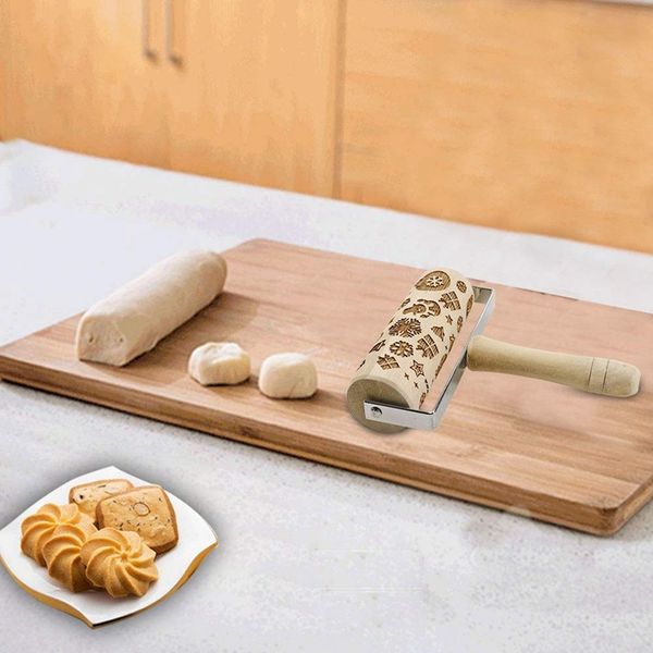 embossed rolling pins-christmas wooden engraved rolling pin diy tool with christmas deer tree for kids and adults to baking past
embossed rolling pins-christmas wooden engraved rolling pin diy tool with christmas deer tree for kids and adults to baking past