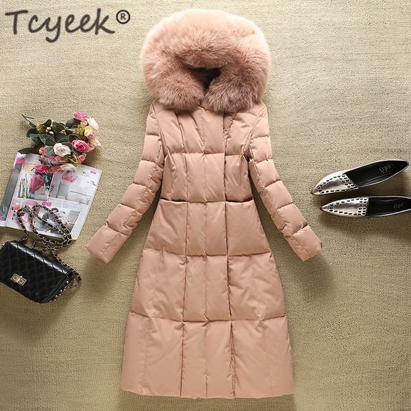 tcyeek elegant 90% белая утка вниз куртка + большой меховая одежда женщин 2019 корейских толстых long winter coat женского hiver yrf-9896, Black
tcyeek elegant 90% белая утка вниз куртка + большой меховая одежда женщин 2019 корейских толстых long winter coat женского hiver yrf-9896, Black