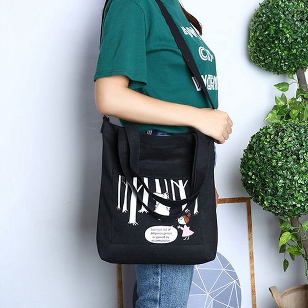 cute cartoon pattern zipper type canvas bag shoulder bag portable dual-use travel storage
cute cartoon pattern zipper type canvas bag shoulder bag portable dual-use travel storage