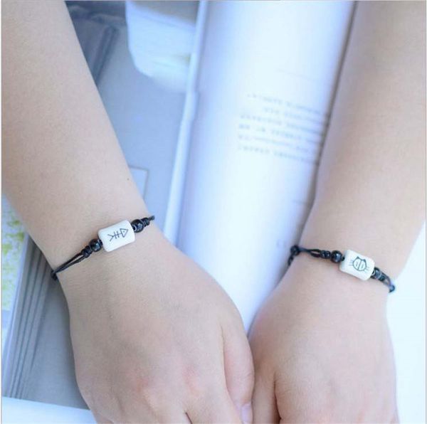 love fish&cat couple ceramic bracelet korean creative handworknational style couple bracelet fashion ornament jewelry charm men bracelet, Golden;silver
love fish&cat couple ceramic bracelet korean creative handworknational style couple bracelet fashion ornament jewelry charm men bracelet, Golden;silver