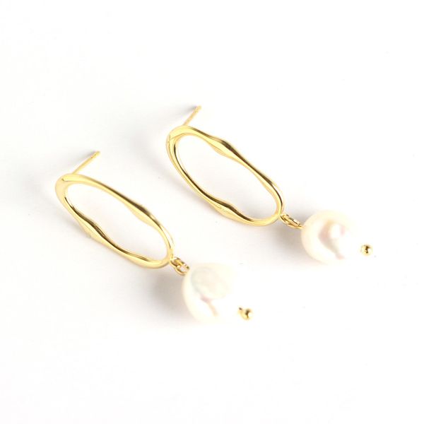 yhe095 korean fashion s925 pure silver natural baroque fresh water pearl ins style personalized earrings earrings female, Golden;silver
yhe095 korean fashion s925 pure silver natural baroque fresh water pearl ins style personalized earrings earrings female, Golden;silver