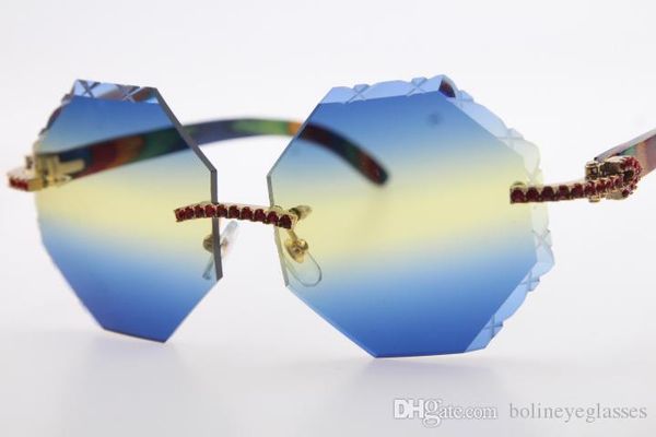 rimless peacock wood diamond sunglasses wood red stone glasses carved blue yellow ddecor wood frame glasses c990630, White;black
rimless peacock wood diamond sunglasses wood red stone glasses carved blue yellow ddecor wood frame glasses c990630, White;black